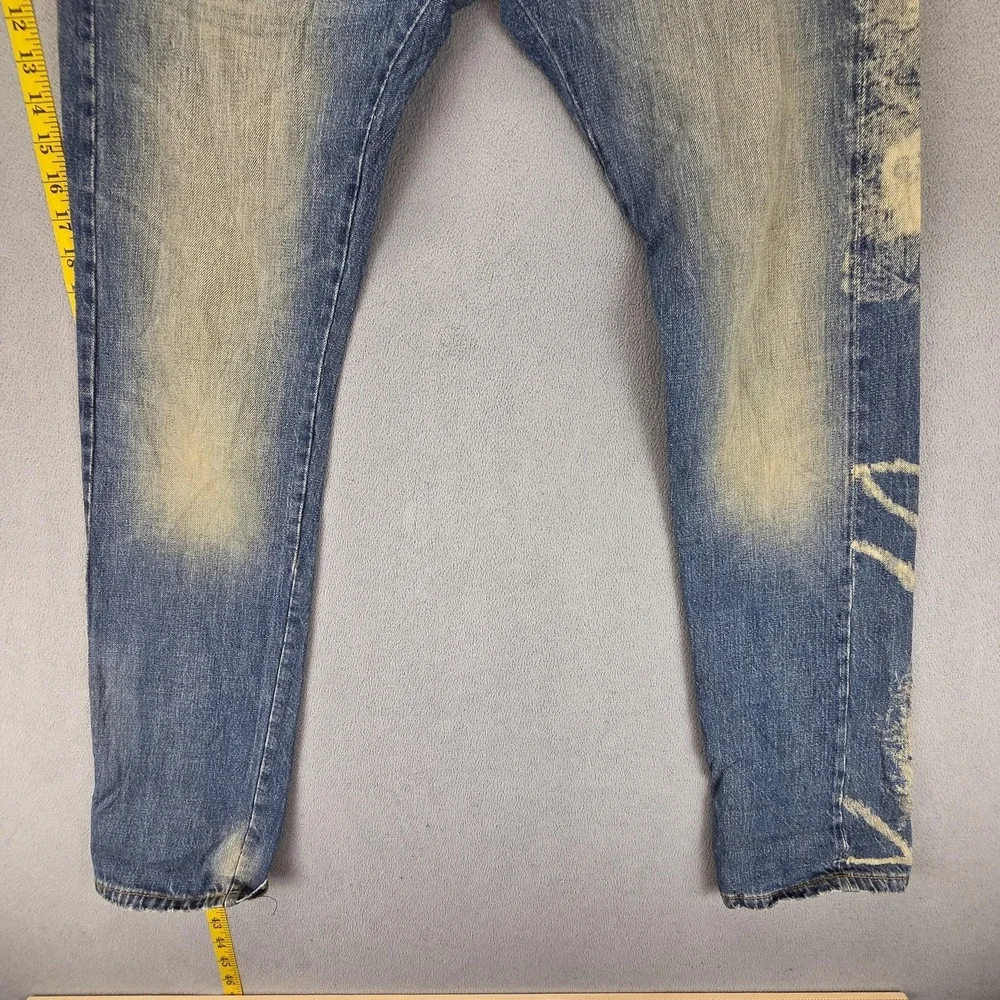 Vintage Levis 501 Jeans Mens‎ Blue Selvedge Button Fly Made USA Fits 30x32